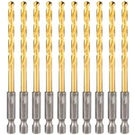 Baidets Hex Shank Drill Bits - Set Of 10PCS, Inch Premium 3/16IN,. Fixed Price $23.91.